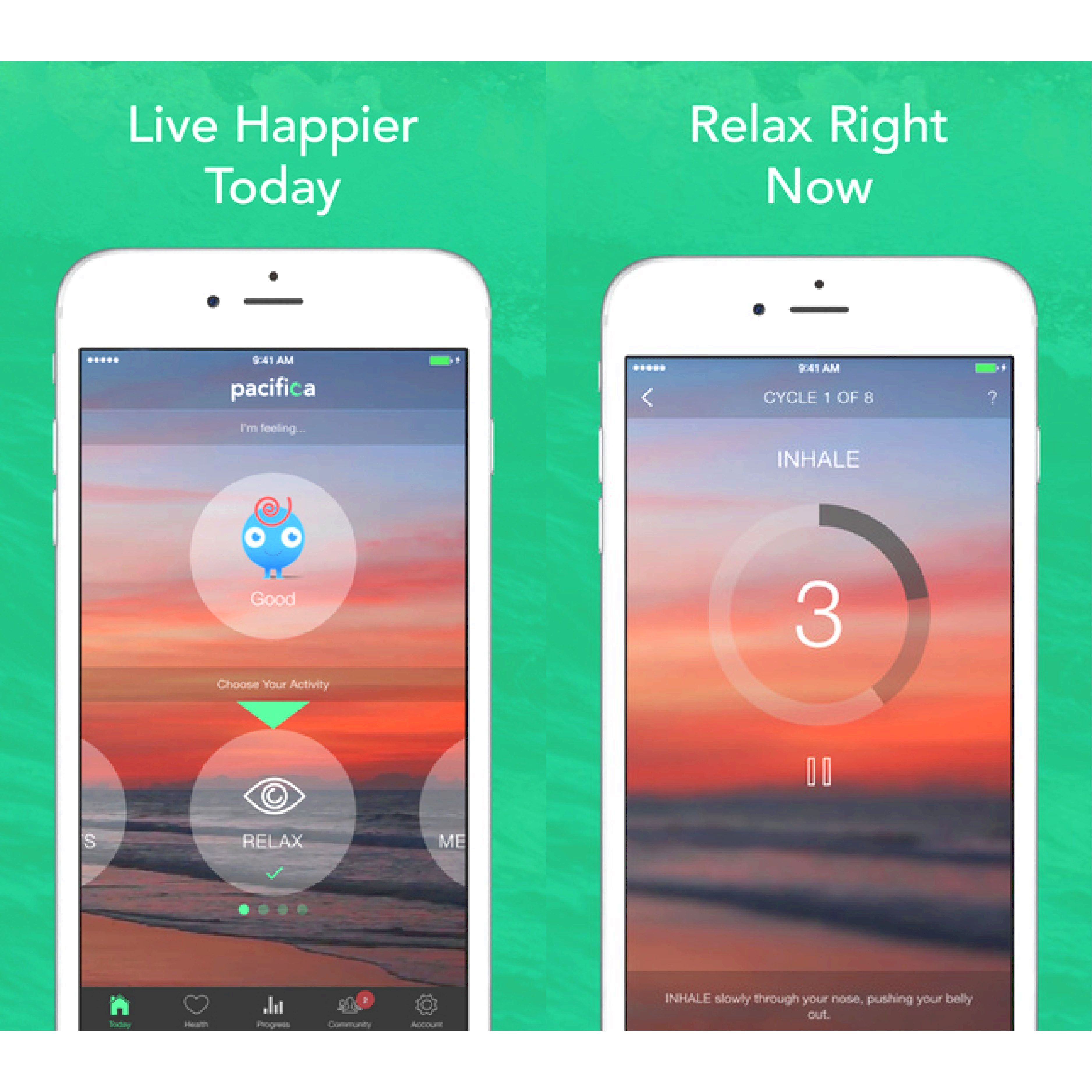 Anxiety apps that may help you relax help you log