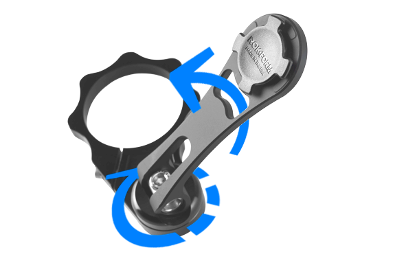 motorcycle mount adjustability